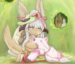 Rule 34 | 10s, artist request, brown eyes, rabbit, furry, made in abyss, mitty (made in abyss), nanachi (made in abyss), open mouth