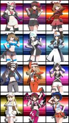 6+girls :d :p aether_foundation_employee aether_foundation_employee_(cosplay) aether_foundation_uniform alternate_costume alternate_legwear armband bandana bare_shoulders baseball_cap beanie belt bike_shorts bike_shorts_under_shorts black_belt black_boots black_border black_choker black_dress black_gloves black_hair black_nails black_necktie black_ribbon black_shirt black_skirt black_tank_top blonde_hair blue_armband blue_eyes blue_gloves blue_hat blue_shirt blunt_bangs blunt_ends blush boots border bow bracelet braid breast_pocket breasts bright_pupils brown_eyes brown_hair cabbie_hat choker closed_mouth collarbone collared_shirt cosplay covered_navel cowboy_shot creatures_(company) crescent_choker crop_top crop_top_overhang dawn_(pokemon) double_bun double_w dress earrings elbow_gloves eyes_visible_through_hair eyewear_on_headwear fake_horns game_freak gloria_(pokemon) gloves green_eyes grey_eyes grey_leggings grey_vest hair_between_eyes hair_bun hair_ornament hair_ribbon hairband hairclip hand_on_own_hip hands_up hat hat_bow hat_ribbon high_ponytail highres hilda_(pokemon) holding holding_poke_ball hood hood_down hooded_vest hoodie horned_headwear horned_hood horns jacket jewelry juliana_(pokemon) leaf_(pokemon) leggings leglet light_blush lillie_(pokemon) logo long_hair long_sleeves looking_at_viewer low-tied_long_hair lyra_(pokemon) may_(pokemon) medium_breasts medium_hair midriff military multiple_girls naranja_academy_school_uniform navel necklace necktie nintendo open_clothes open_jacket open_mouth orange_hairband orange_jacket orange_necktie orange_pants orange_shorts outside_border overalls pants pantyhose pocket poke_ball poke_ball_(basic) poke_ball_print pokemon pokemon_bw pokemon_bw2 pokemon_day pokemon_dppt pokemon_frlg pokemon_hgss pokemon_oras pokemon_sm pokemon_sv pokemon_swsh pokemon_xy ponytail print_necktie puffy_sleeves red_bow red_gloves red_hairband red_hood red_ribbon red_shorts ribbed_sweater ribbon rosa_(pokemon) school_uniform selene_(pokemon) serena_(pokemon) shabana_may shirt short_hair short_sleeves shorts shoulder_tattoo single_braid skirt skull_necklace sleeveless sleeves_rolled_up small_breasts smile spiked_anklet spiked_bracelet spikes standing standing_on_one_leg star_(symbol) star_earrings star_print stomach striped_clothes striped_shorts striped_thighhighs stud_earrings sunglasses sweatdrop sweater swept_bangs tank_top tattoo team_aqua team_aqua_grunt team_aqua_grunt_(cosplay) team_aqua_uniform team_flare team_flare_uniform team_galactic team_galactic_uniform team_magma team_magma_uniform team_plasma team_plasma_grunt team_plasma_grunt_(cosplay) team_plasma_uniform team_rocket team_rocket_uniform team_skull team_skull_uniform team_star_grunt team_star_grunt_(cosplay) team_yell team_yell_grunt team_yell_grunt_(cosplay) thigh_boots thigh_strap thighhighs thighlet tied_shirt tongue tongue_out torn_clothes torn_pantyhose twin_braids twintails two-tone_dress vertical-striped_clothes vertical-striped_shorts vest visor_cap w white_belt white_boots white_dress white_gloves white_hat white_overalls white_pupils white_shirt white_shorts white_skirt wristband zettai_ryouiki