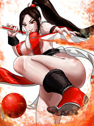 Rule 34 | 1girl, absurdres, ass, breasts, fatal fury, highres, large breasts, shiranui mai, tagme
