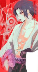 Rule 34 | blue hair, highres, ishida sui, male focus, naruto (series), red eyes, tagme, uchiha sasuke