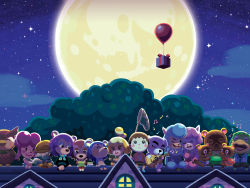 Rule 34 | 6+boys, 6+girls, animal crossing, apple, balloon, blathers (animal crossing), blue hair, blush stickers, brown hair, butterfly net, clipboard, cyrus (animal crossing), dog girl, everyone, closed eyes, family, food, fruit, furry, gift, guitar, hand net, harriet (animal crossing), hat, husband and wife, instrument, isabelle (animal crossing), k.k. slider (animal crossing), kapp&#039;n (animal crossing), kicks (animal crossing), knitting, label able (animal crossing), crossed legs, looking up, moon, multiple boys, multiple girls, musical note, night, nintendo, omocat, open mouth, parted lips, pink hair, reese (animal crossing), siblings, sisters, sitting, sky, star (sky), starry sky, timmy (animal crossing), tom nook (animal crossing), tommy (animal crossing), tree, villager (animal crossing)