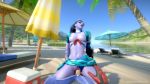 Rule 34 | 1boy, 1girl, 3d, animated, beach, breasts, clothed sex, clothing aside, colored skin, cote d&#039;azur widowmaker, ellowas, girl on top, hetero, highres, nipples, outdoors, overwatch, overwatch 1, penis, pov, purple skin, pussy, sex, small breasts, soldier: 76 (overwatch), sound, sunglasses, sunglasses on head, swimsuit, swimsuit aside, uncensored, vaginal, video, widowmaker (overwatch)