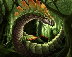 Rule 34 | claws, forest, monster hunter (series), monster hunter 4, najarala, nature, no humans, snake