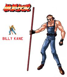 Rule 34 | bald, billy kane, fatal fury, game, neo geo, overalls, pole stick, skinny, snk, stick, the king of fighters