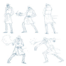 Rule 34 | 1boy, belt, coat, concept art, dc comics, fighting game, gun, hat, lineart, long sleeves, mahito (tranjistor), male focus, mask, pants, rorschach, simple background, sketch, standing, trench coat, watchmen, weapon, white background