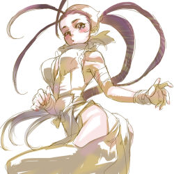 Rule 34 | 1girl, hip vent, ibuki (street fighter), long hair, looking at viewer, solo, street fighter, torimeiro