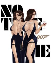 Rule 34 | 1girl, absurdres, ass, breasts, feminine (artist), highres, james bond (series), large breasts, paloma (no time to die), solo