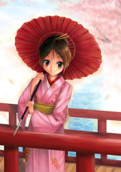 Rule 34 | brown eyes, brown hair, japanese clothes, kanon, kimono, original, solo, tsukimiya ayu, yuki usagi (mofurafu)