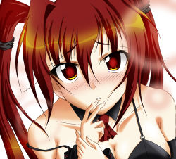 1girl bad_id bad_pixiv_id blush breasts female_focus fuyuno_taka long_hair looking_at_viewer original solo