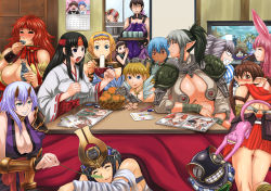 Rule 34 | 00s, 1boy, 6+girls, age difference, airi (queen&#039;s blade), airi (queen's blade), airi (the infernal temptress), aldra (queen&#039;s blade), aldra (queen's blade), alleyne (queen&#039;s blade), alleyne (queen's blade), ancient princess menace, angel of light nanael, animal ears, armor, ass, breasts, calendar, calendar (object), captain of the royal guard elina, cattleya (queen&#039;s blade), cattleya (queen's blade), choko (cup), claudette (queen&#039;s blade), claudette (queen's blade), claudette lord of thundercloud, cup, delmore, eating, echidna (queen&#039;s blade), echidna (queen's blade), elf, elina (queen&#039;s blade), elina (queen's blade), everyone, exiled warrior leina, fang assassin irma, fighting master alleyne, flame master nyx, food, forest keeper nowa, fruit, gainos priestess melpha, highres, huge breasts, irma (queen&#039;s blade), irma (queen's blade), iron princess ymir, kokuriu, kotatsu, large breasts, leina (queen&#039;s blade), leina (queen's blade), mandarin orange, melona (queen&#039;s blade), melona (queen's blade), melpha, menace (queen&#039;s blade), menace (queen's blade), monkey, mother and son, multiple girls, musha miko tomoe, nanael (queen&#039;s blade), nanael (queen's blade), nowa (queen&#039;s blade), nowa (queen's blade), nyx (queen&#039;s blade), nyx (queen's blade), o o, official art, orange (fruit), playing games, pointy ears, protean assassin melona, queen&#039;s blade, queen aldra, rabbit ears, rana (queen&#039;s blade), risty (queen&#039;s blade), risty (queen's blade), ruu (queen&#039;s blade), setra, shizuka (queen&#039;s blade), smile, table, tail, television, tokkuri, tomoe (queen&#039;s blade), tomoe (queen's blade), veteran mercenary echidna, video game, weapon merchant cattleya, wilderness bandit risty, ymir (queen&#039;s blade), ymir (queen's blade), yunomi, zouni soup