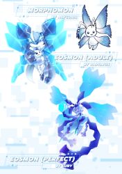 Rule 34 | bug, butterfly, butterfly wings, digimon, digimon (creature), eosmon adult, eosmon perfect, hexagon, highres, insect, insect wings, morphomon, pupumon, wings