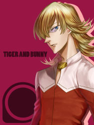 Rule 34 | 10s, 1boy, bad id, bad pixiv id, barnaby brooks jr., blonde hair, blue eyes, glasses, hair over one eye, hikaru (asteriskring), jacket, jewelry, male focus, necklace, red jacket, solo, tiger &amp; bunny