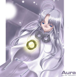 Rule 34 | .hack//, .hack//games, 1girl, aura, aura (.hack//), bandai, character name, cyber connect 2, expressionless, sango (53box), solo, white theme