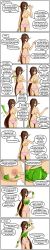 Rule 34 | 1girl, absurdres, elf, english text, highres, leaves, original, pointy ears, tagme