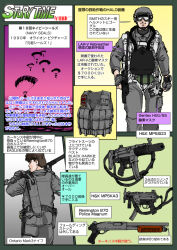 Rule 34 | 12-gauge, 6+boys, ammunition, brown hair, bulletproof vest, combat knife, dale hawkins, english text, explosive, goggles, grenade, gun, h&amp;k mp5, h&amp;k mp5k, h&amp;k mp5sd, hand grenade, heckler &amp; koch, helmet, integral suppressor, integrally-suppressed firearm, japanese text, knife, military, military uniform, mullet, multiple boys, muta koji, navy seals (film), outdoors, parachute, polymer-cased ammunition, pump-action shotgun, pump action, remington 870, remington arms, sheath, shotgun, shotgun shell, silhouette, story time (muta koji), submachine gun, suppressor, suppressor focus, suppressor profile, translation request, uniform, united states navy seals, vest, weapon, weapon focus, weapon profile