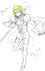 Rule 34 | armor, blonde hair, digimon, looking at viewer, personification, scarf, solo, wolfmon