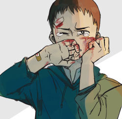 Rule 34 | 1boy, akira (manga), blood, one eye closed, shima tetsuo, tagme