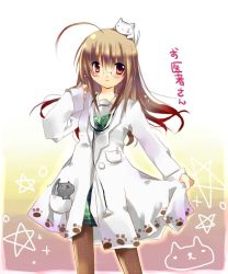 Rule 34 | cat, doctor, glasses, jin rikuri, pantyhose, solo, standing, stethoscope, tagme