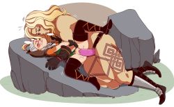 Rule 34 | 2girls, absurdres, amazon (dragon&#039;s crown), dildo, dragon&#039;s crown, elf (dragon&#039;s crown), highres, multiple girls, sex toy, size difference, strap-on, tagme, vaginal, yuri