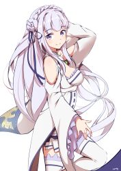 Rule 34 | absurdres, emilia (re:zero), feathermage, highres, tagme