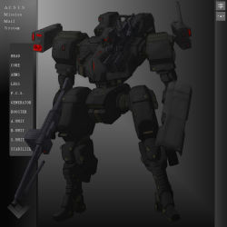 Rule 34 | armored core, from software, gun, killzone, machine gun, mecha, no. 8, rifle, robot, shield, weapon