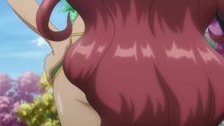 animated ass breasts farmagia large_breasts lisan_(farmagia) long_hair red_eyes red_hair tagme video