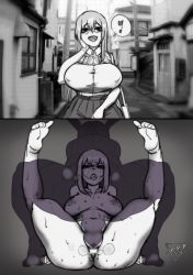 Rule 34 | 2girls, absurdres, animal ears, anus, boku no hero academia, breasts, clothed female nude female, clothed sex, forced, futa with female, futanari, happy, highres, huge breasts, huge penis, legs up, long hair, mating press, mirko, multiple girls, muscular, muscular female, musical note, nipples, nude, open mouth, penis, rabbit ears, sex, speech bubble, syzygy stagy, testicles, vaginal