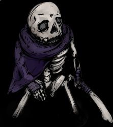 Rule 34 | bone, cape, glowing, purple cape, skeleton, skul: the hero slayer