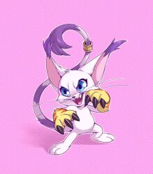 Rule 34 | animal ears, cat, cat ears, digimon, digimon (creature), gloves, highres, holy ring, tail, tailmon