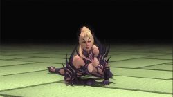 Rule 34 | 1girl, 3d, animated, animated gif, ass, blonde hair, breasts, dead or alive, dead or alive 5, defeat, large breasts, ninja gaiden, official art, rachel (ninja gaiden), solo, tecmo, thong
