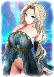 Rule 34 | 1girl, absurdres, aruuin, blonde hair, blue eyes, breasts, covered erect nipples, earrings, highres, hylia, jewelry, large breasts, long hair, nintendo, no panties, parted bangs, pointy ears, pussy, smile, solo, the legend of zelda, the legend of zelda: skyward sword, uncensored
