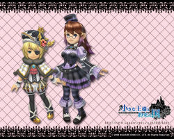 Rule 34 | 1boy, 1girl, 3d, alternate costume, alternate hairstyle, chime, clavat, eyepatch, final fantasy, final fantasy crystal chronicles, final fantasy crystal chronicles: my life as a king, glasses, gothic lolita, hat, king leo, leo (ffcc), lolita fashion, selkie, thighhighs, wallpaper