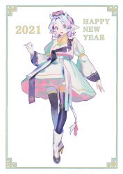 Rule 34 | 1girl, 2021, animal ears, blue eyes, boots, border, chamuring, chinese zodiac, cow ears, cow girl, cow horns, cow tail, dress, earrings, full body, happy new year, hat, high heel boots, high heels, highres, horns, jewelry, korean commentary, long sleeves, new year, open mouth, original, short hair, simple background, solo, tail, thighhighs, white dress, white footwear, year of the ox