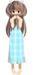 Rule 34 | 1girl, brown hair, child, flat chest, hair ornament, highres, long hair, otaku to musume-san, yone kinji
