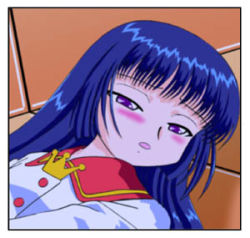 Rule 34 | angelic layer, black hair, kobayashi hatoko, lowres, purple eyes, school uniform, serafuku