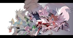 Rule 34 | animal ears, arcanine, artist name, charging forward, claws, closed mouth, creatures (company), dog, dog ears, dog tail, e volution, fangs, furfrou, furfrou (natural), game freak, gen 1 pokemon, gen 2 pokemon, gen 3 pokemon, gen 5 pokemon, gen 6 pokemon, gen 7 pokemon, granbull, houndoom, legendary pokemon, letterboxed, lycanroc, lycanroc (midday), lycanroc (midnight), manectric, mightyena, nintendo, no humans, open mouth, outside border, pokemon, pokemon (creature), simple background, smeargle, stoutland, tail, trait connection, white background, zygarde, zygarde (10%)