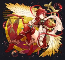 Rule 34 | 1girl, armor, aym (ash3ash3ash), bad id, bad twitter id, blush, fire emblem, fire emblem fates, fire emblem heroes, gloves, hinoka (fire emblem), japanese clothes, looking at viewer, nintendo, red eyes, red hair, short hair