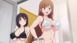 Rule 34 | 1boy, 2girls, animated, anime screenshot, ass, ayane shirakawa, backboob, bare shoulders, bathroom, bikini, black bikini, black hair, blush, bouncing breasts, breasts, brother and sister, brown hair, butt crack, censored, cleavage, covered erect nipples, cum, curvy, doggystyle, ejaculation, female orgasm, from behind, grabbing, grabbing another&#039;s breast, hanging breasts, hetero, highres, hug, huge ass, huge breasts, incest, indoors, kiss, kotone shirakawa, large breasts, leg lift, long hair, moaning, multiple girls, nipples, no bra, nude, orgasm, overflow (anime), pussy, sex, sex from behind, short hair, siblings, sound, standing, standing sex, subtitled, swimsuit, underwater, vaginal, video, white bikini