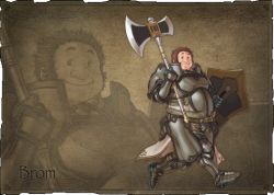 Rule 34 | 1boy, armor, armored boots, axe, boots, brom, brown hair, fire emblem, fire emblem: radiant dawn, gauntlets, gloves, kita senri, male focus, nintendo, official art, shield, solo, weapon