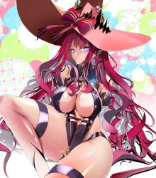 Rule 34 | 1girl, absurdres, baobhan sith (fate), baobhan sith (second ascension) (fate), baobhan sith (valentine witches) (fate), bare shoulders, black panties, breasts, bridal gauntlets, detached sleeves, earrings, fate/grand order, fate (series), grey eyes, highres, jewelry, large breasts, long hair, looking at viewer, panties, pink hair, pointy ears, revealing clothes, sidelocks, solo, thigh strap, thighs, tiara, underwear, veil, yahoo0124