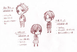 Rule 34 | 1girl, 2boys, comic, monochrome, multiple boys, natsumi (ragtime), original, school uniform, short hair, translation request