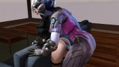 Rule 34 | 1futa, 1girl, 20s, 2b (nier:automata), 3d, anal, android, animated, arched back, arm guard, armor, ass, ass shake, back, back tattoo, backless dress, backless outfit, black dress, black gloves, blizzard (company), blue skin, bodysuit, bottomless, bouncing, bouncing breasts, breasts, chair, clothed sex, colored skin, couch, crossover, doggystyle, dress, erection, feathers, futa with female, futanari, gloves, head-mounted display, helmet, indoors, juliet sleeves, large penis, long hair, long sleeves, looking at another, looking back, looping animation, medium breasts, moaning, multicolored clothes, multicolored gloves, multiple girls, nier:automata, nier (series), open mouth, overwatch, overwatch 1, penis, penis out, pink bodysuit, platinum games, ponytail, puffy sleeves, purple bodysuit, sex, sex from behind, short hair, single glove, skin tight, skirt, small breasts, source filmmaker (medium), square enix, standing, tattoo, testicles, torn clothes, uncensored, unworn skirt, video, white gloves, white hair, widowmaker (overwatch), zenu
