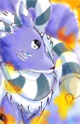 Rule 34 | 1other, blue eyes, digimon, digimon (creature), looking at viewer, other focus, solo, youkomon