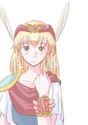 Rule 34 | 1990s (style), akazukin chacha, blonde hair, closed mouth, highres, magical princess, shield, tagme