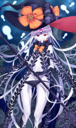 Rule 34 | 1girl, abigail williams (fate), abigail williams (third ascension) (fate), absurdres, black bow, black gloves, black hat, black panties, black socks, bow, commentary request, elbow gloves, evil grin, evil smile, fate/grand order, fate (series), gloves, glowing, grin, hat, hat bow, head tilt, highres, holding, holding key, key, keyhole, kneehighs, lips, long hair, mixi (miu1017-sumikko), navel, orange bow, oversized object, pale skin, panties, parted bangs, polka dot, polka dot bow, purple eyes, revealing clothes, skull print, smile, socks, solo, suction cups, tentacles, topless, underwear, very long hair, white hair, witch hat