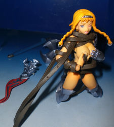 Rule 34 | 00s, belt, blonde hair, breast hold, breasts, exiled warrior leina, figure, large breasts, leina (queen&#039;s blade), leina (queen's blade), photo (medium), queen&#039;s blade, revoltech, topless
