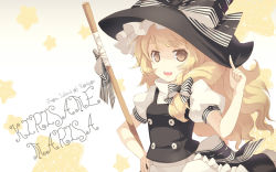 Rule 34 | 1girl, blonde hair, braid, broom, female focus, gradient background, h2so4, hat, highres, kirisame marisa, long hair, skirt, solo, touhou, white background, witch, witch hat, yellow eyes