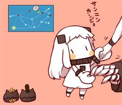 Rule 34 | !, !!, 10s, 3girls, abyssal ship, ahoge, airfield princess, blush stickers, claws, colored skin, comic, dress, gameplay mechanics, holding hands, hinamatsuri, horns, kantai collection, kobone, long hair, map, mittens, multiple girls, northern ocean princess, seaport princess, translation request, white dress, white hair, white skin, | |
