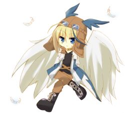 Rule 34 | blonde hair, blue eyes, goggles, goggles on head, legendz, personification, shiron (legendz), wings