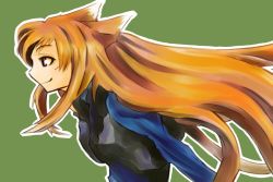 Rule 34 | 00s, animal ears, brown hair, holo, long hair, quin, red eyes, solo, spice and wolf, wolf ears
